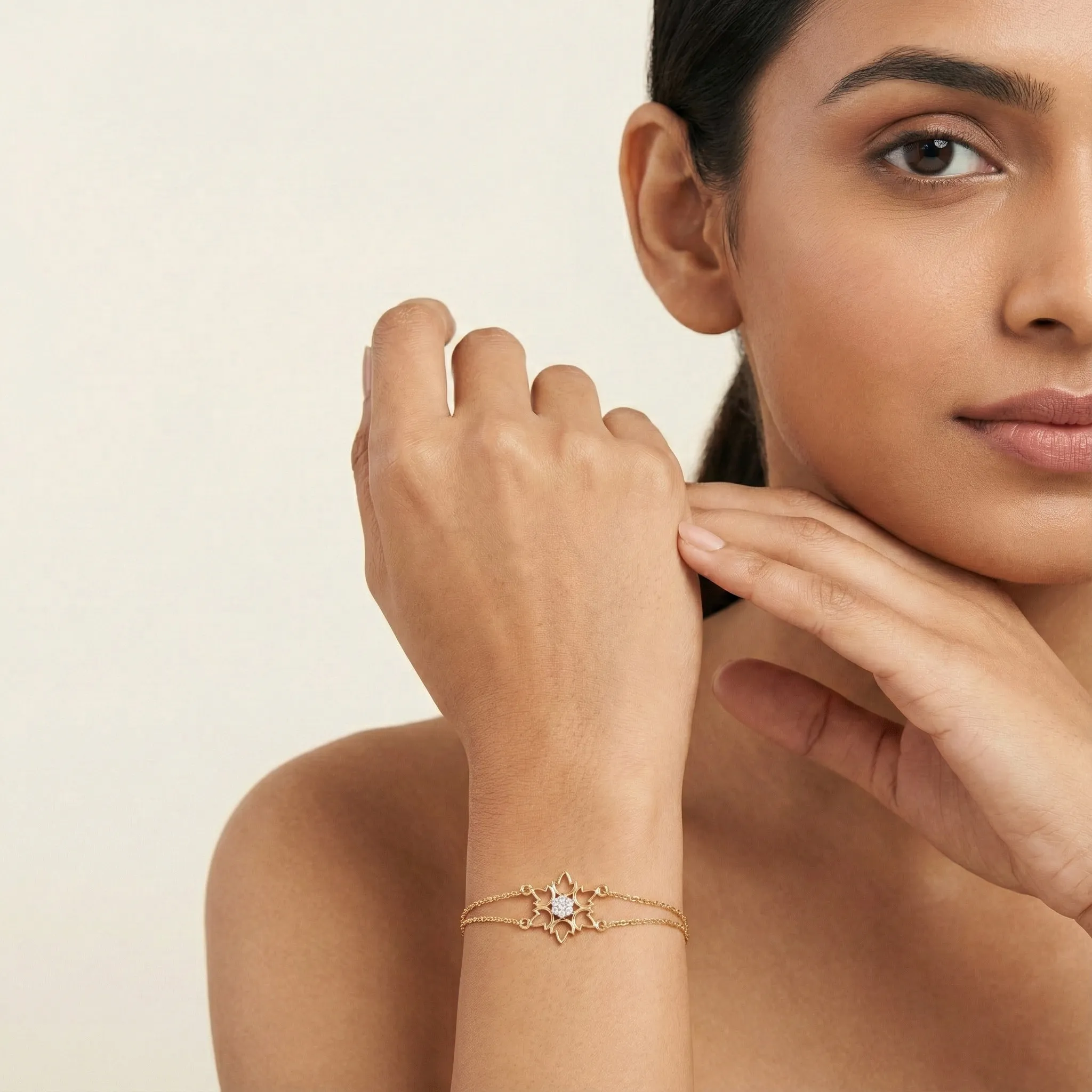 Yellow Gold Diamond Bracelet - Image 3