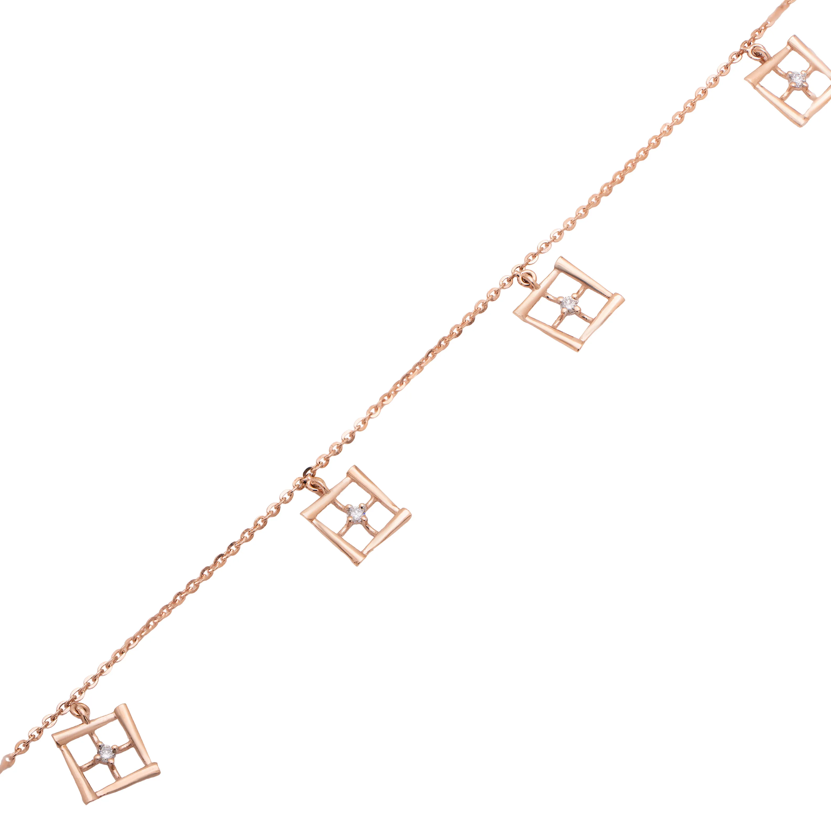 Rose Gold Diamond Bracelet