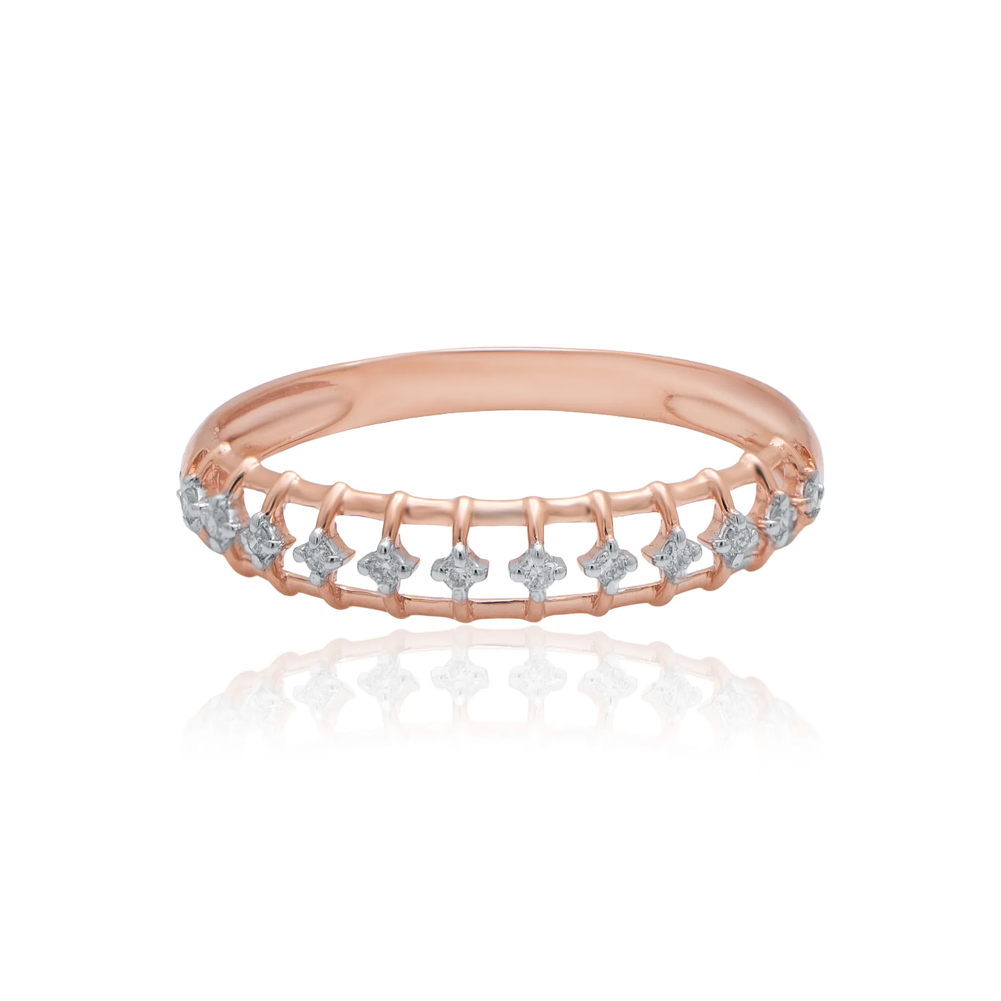 Rose Gold Diamond Ring