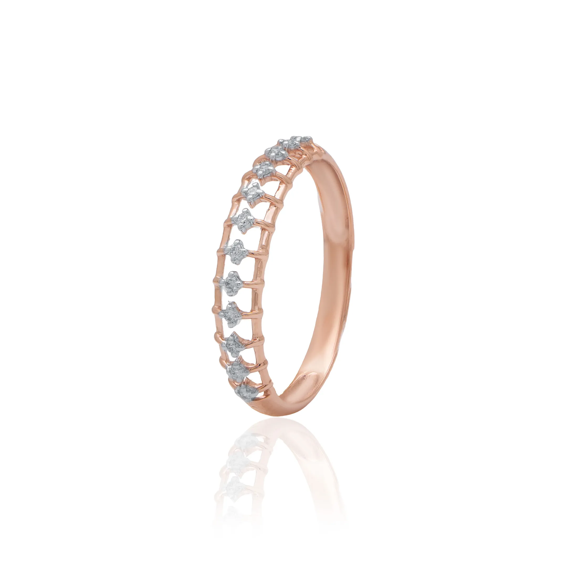 Rose Gold Diamond Ring - Image 2
