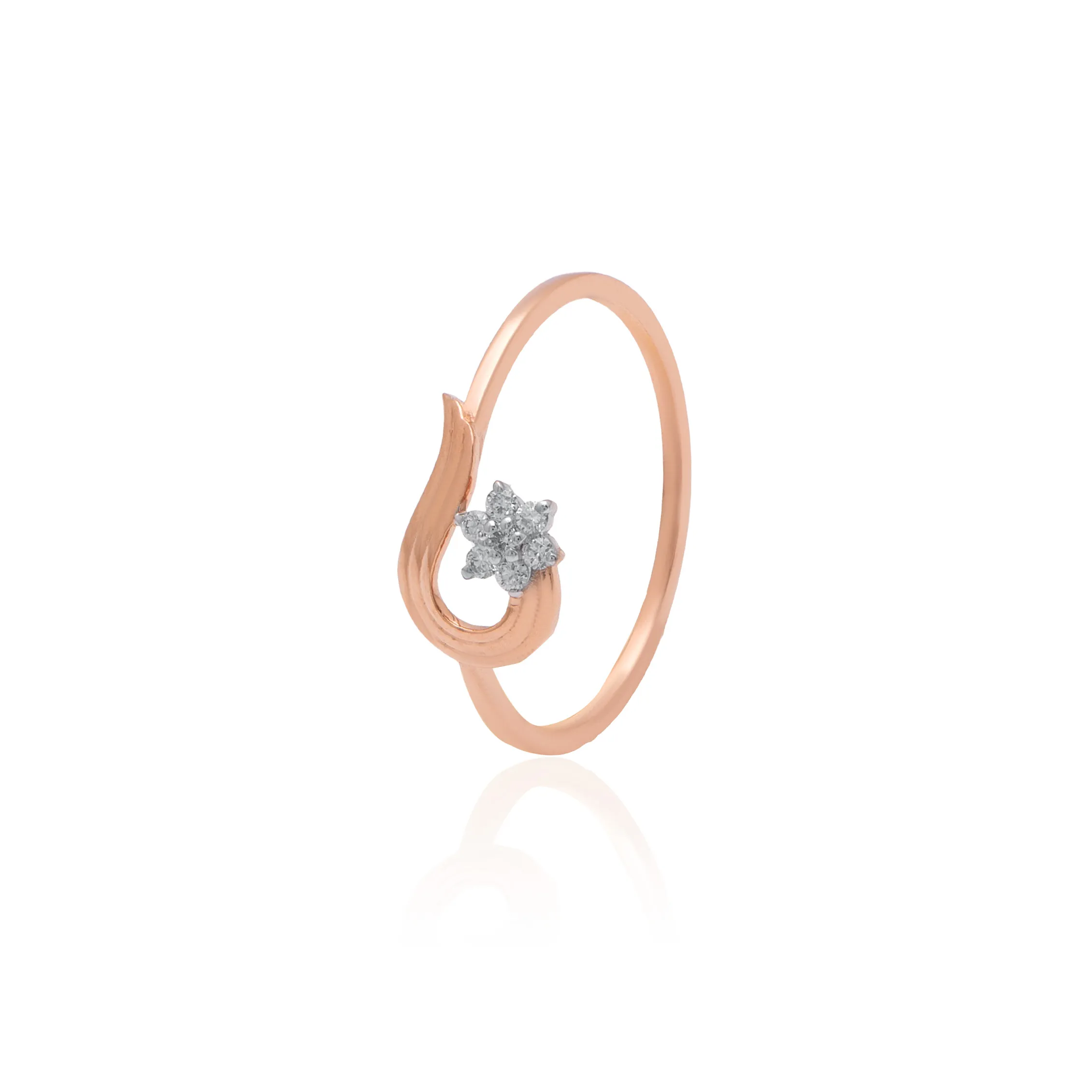Rose Gold Diamond Ring - Image 3