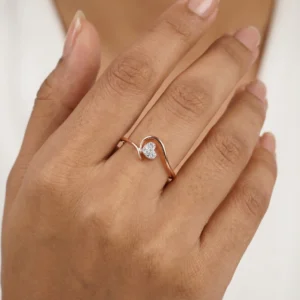 Rose Gold Diamond Ring