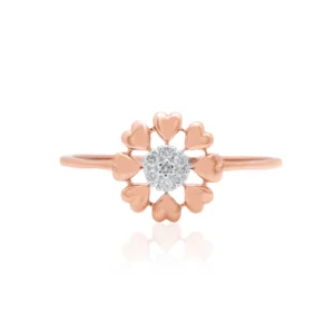 Rose Gold Diamond Ring