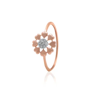 Rose Gold Diamond Ring