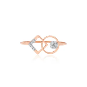 Rose Gold Diamond Ring