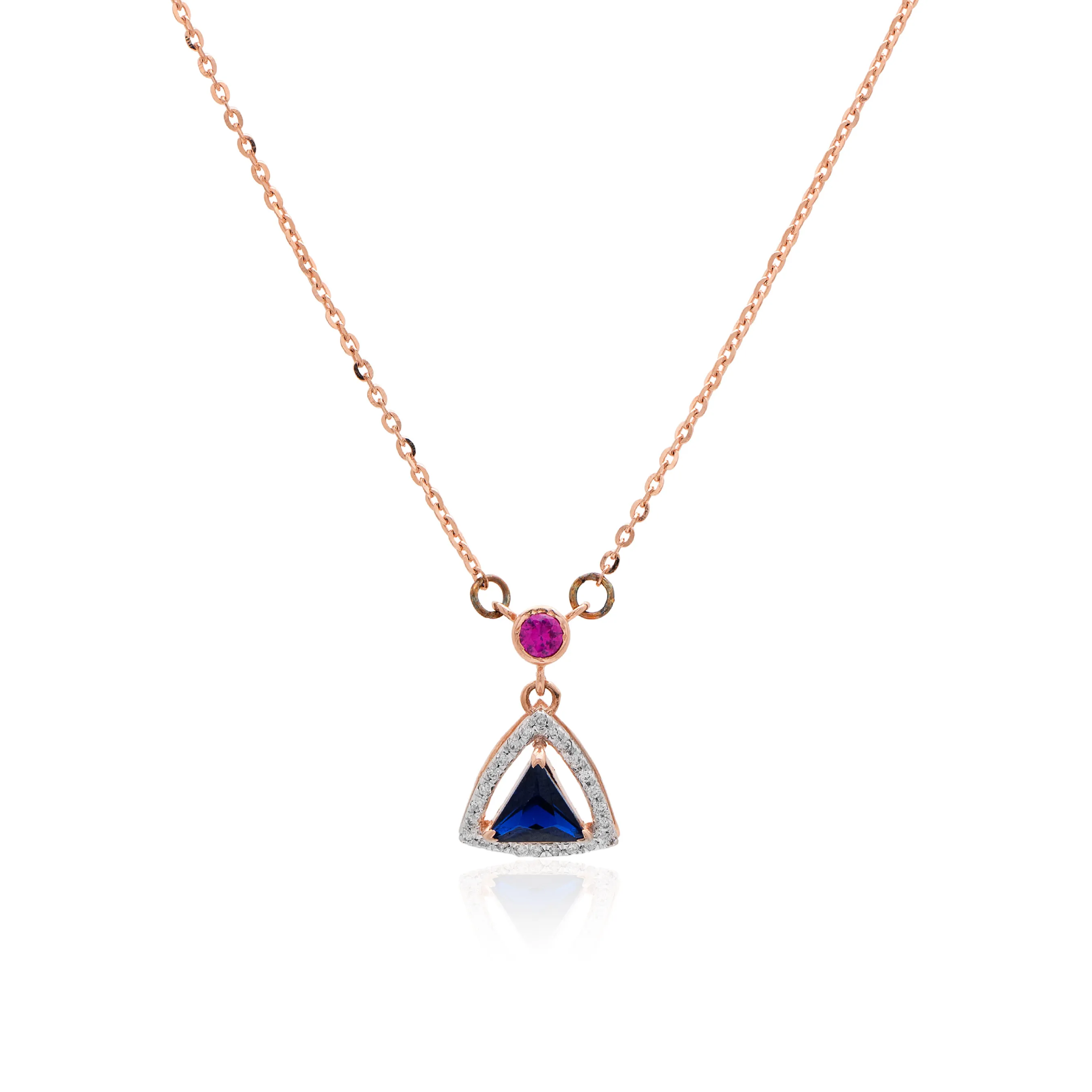 Rose Gold Diamond Necklace