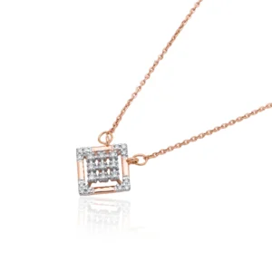 Rose Gold Diamond Necklace