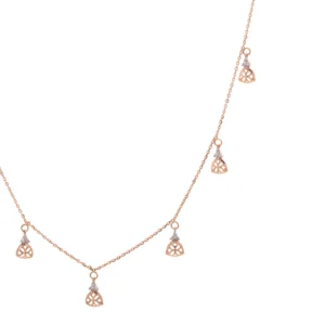 Rose Gold Diamond Necklace