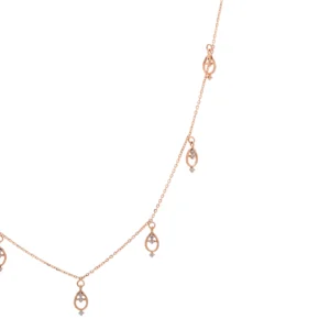 Rose Gold Diamond Necklace