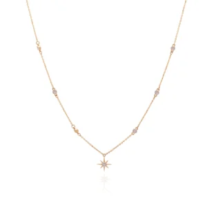Yellow Gold Diamond Necklace