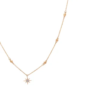 Yellow Gold Diamond Necklace