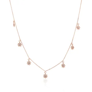 Rose Gold Diamond Necklace
