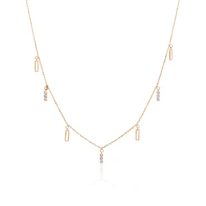 Yellow Gold Diamond Necklace
