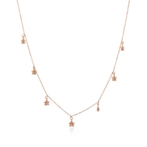 Rose Gold Diamond Necklace