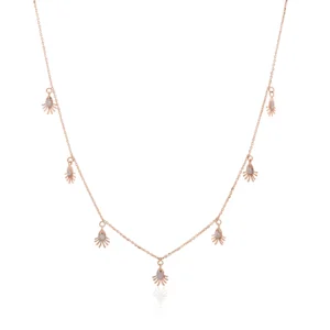 Rose Gold Diamond Necklace