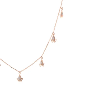 Rose Gold Diamond Necklace