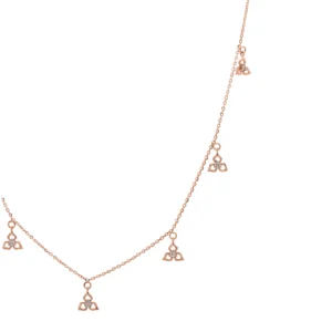 Rose Gold Diamond Necklace