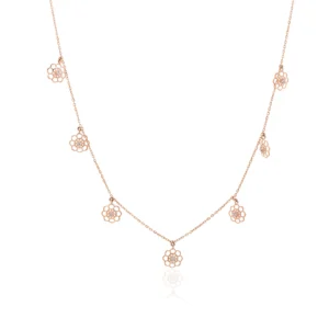Rose Gold Diamond Necklace