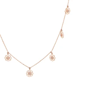 Rose Gold Diamond Necklace