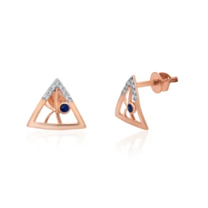 Rose Gold Diamond Earrings