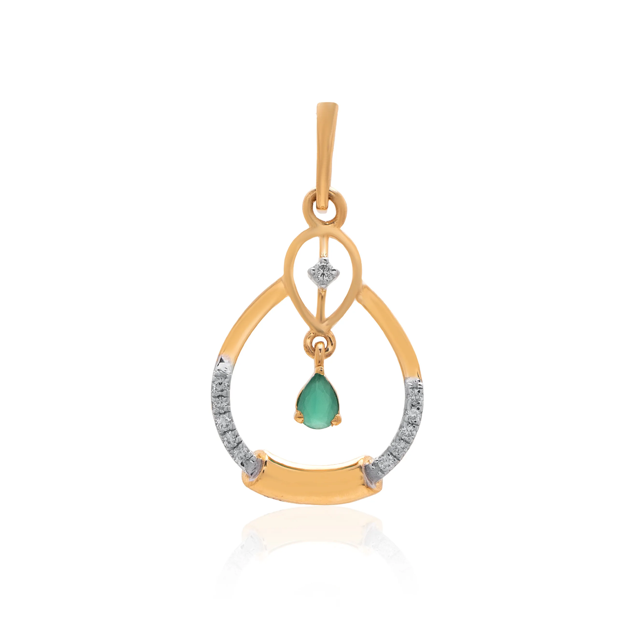 Yellow Gold Diamond Pendant