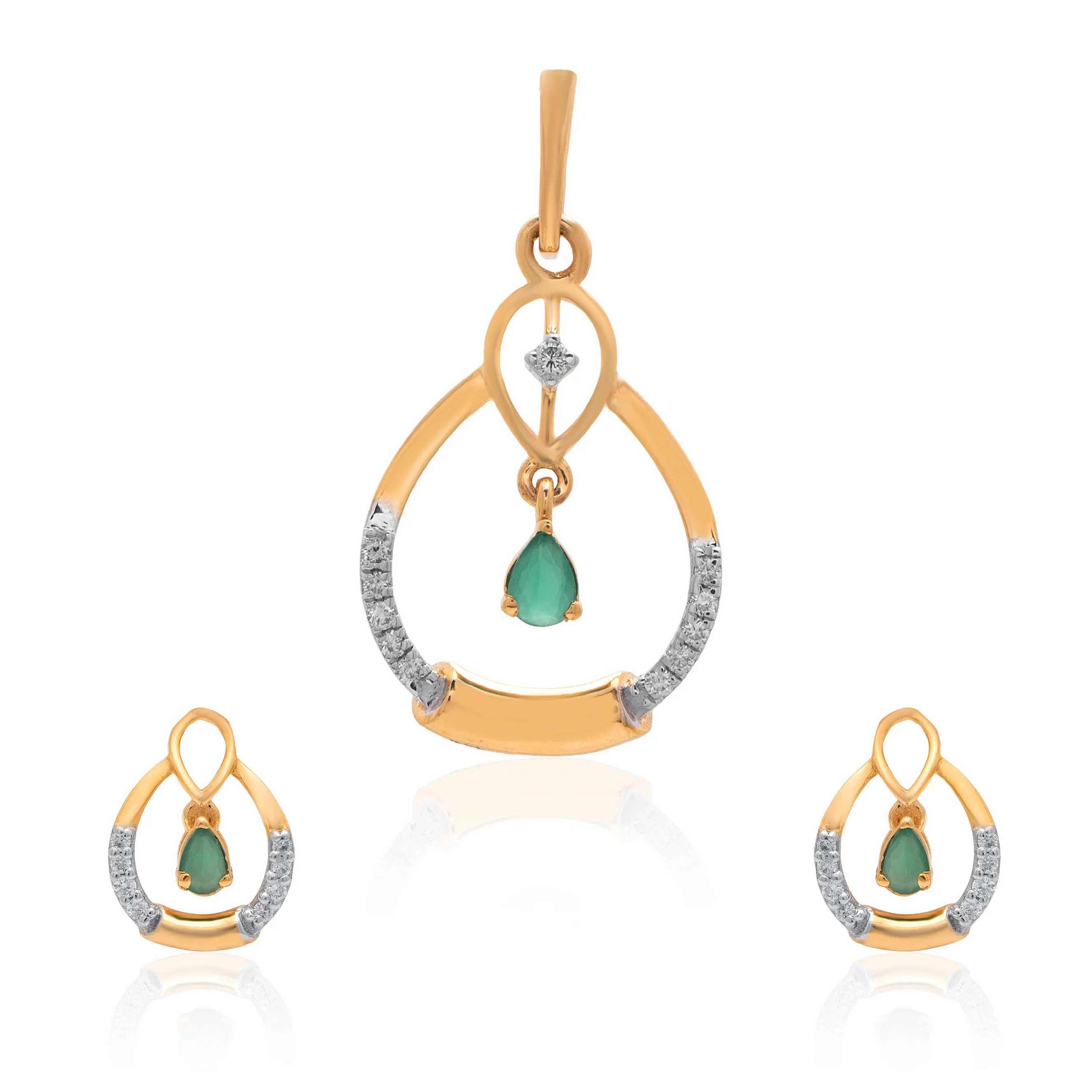 Yellow Gold Diamond Pendant - Image 3