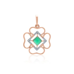 Rose Gold Diamond Pendant