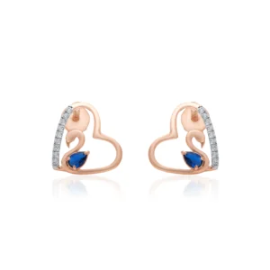 Rose Gold Diamond Earrings