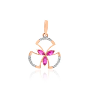 Rose Gold Diamond Pendant
