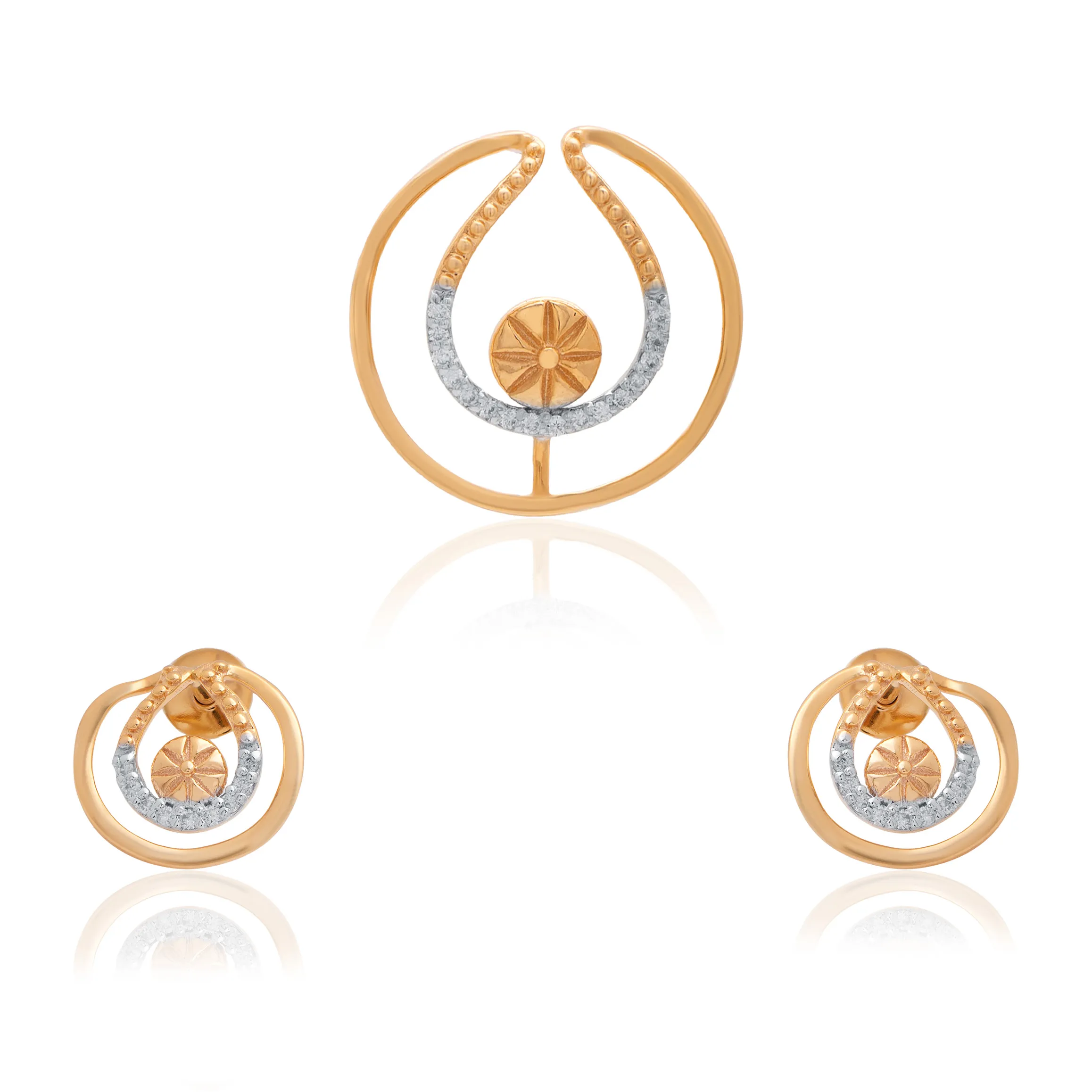 Rose Gold Diamond Pendant - Image 3