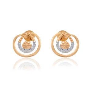 Rose Gold Diamond Earrings