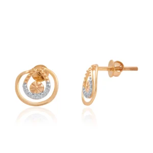 Rose Gold Diamond Earrings