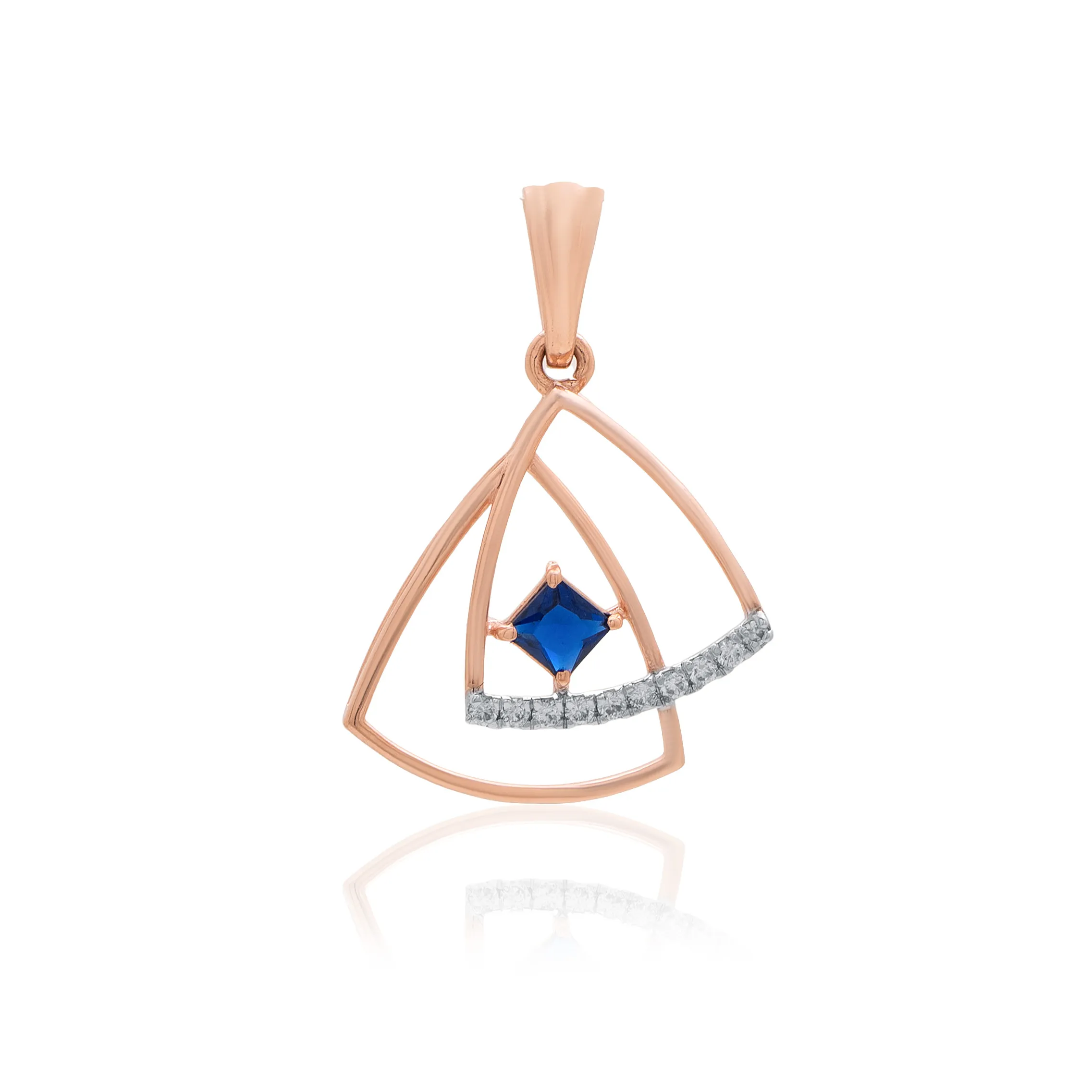 Rose Gold Diamond Pendant