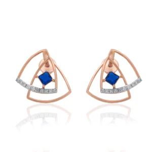Rose Gold Diamond Earrings