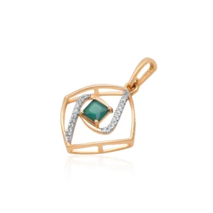 Yellow Gold Diamond Pendant