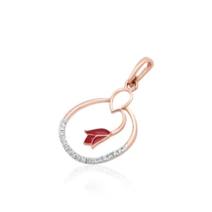 Rose Gold Diamond Pendant