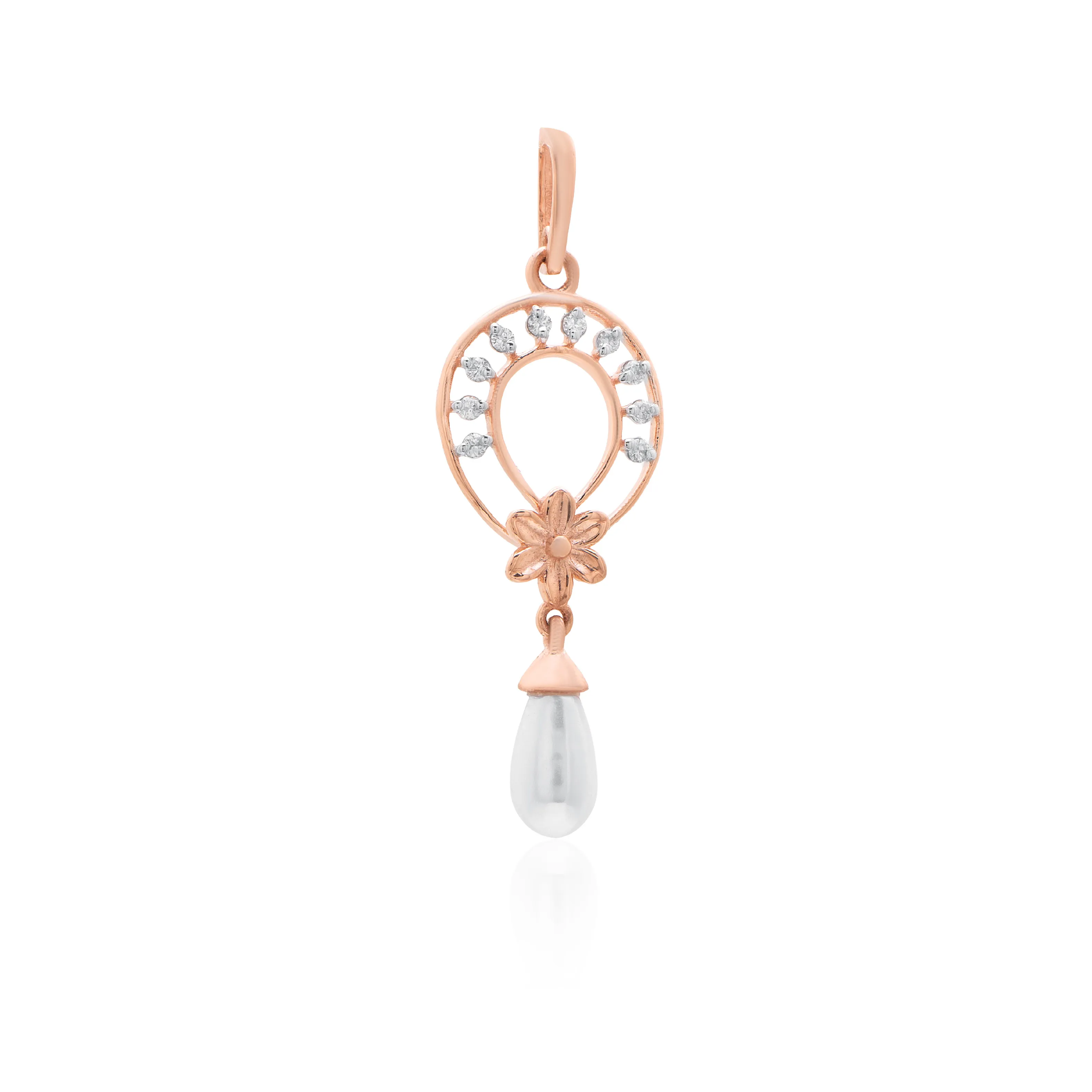 Rose Gold Diamond Pendant