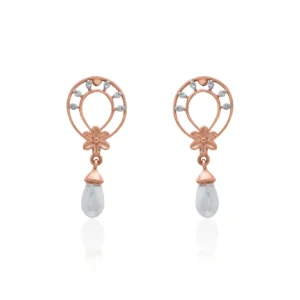 Rose Gold Diamond Earrings