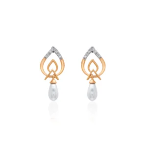 Yellow Gold Diamond Earrings