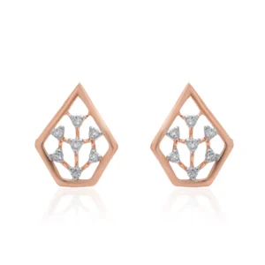 Rose Gold Diamond Earrings