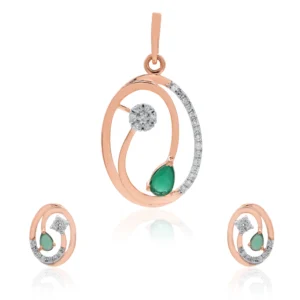 Rose Gold Diamond Pendant