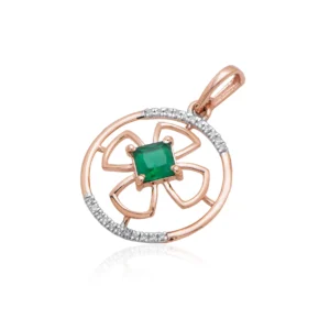 Rose Gold Diamond Pendant