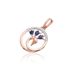 Rose Gold Diamond Pendant