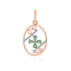 Rose Gold Diamond Pendant