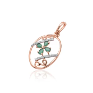 Rose Gold Diamond Pendant