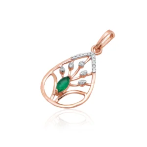 Rose Gold Diamond Pendant