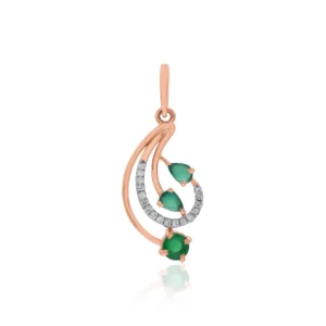 Rose Gold Diamond Pendant