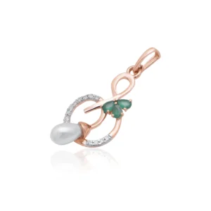 Rose Gold Diamond Pendant