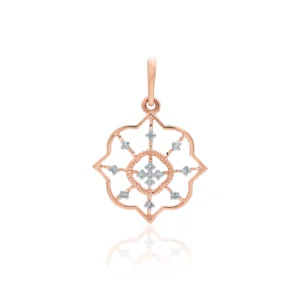 Rose Gold Diamond Pendant