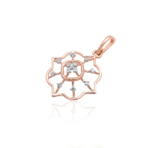 Rose Gold Diamond Pendant
